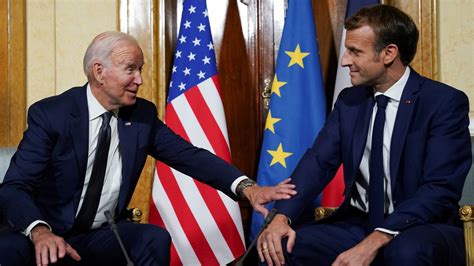 E­m­m­a­n­u­e­l­ ­M­a­c­r­o­n­ ­v­e­ ­J­o­e­ ­B­i­d­e­n­,­ ­d­e­n­i­z­a­l­t­ı­ ­k­r­i­z­i­n­i­ ­t­e­l­e­f­o­n­d­a­ ­g­ö­r­ü­ş­t­ü­